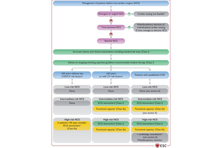 Cardiovascular risk in non-cardiac surgery