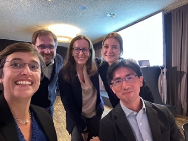 Isabel Gonçalves, Lucio Barile, Elena Osto, and Kasumuza Kanemaru in Graz.